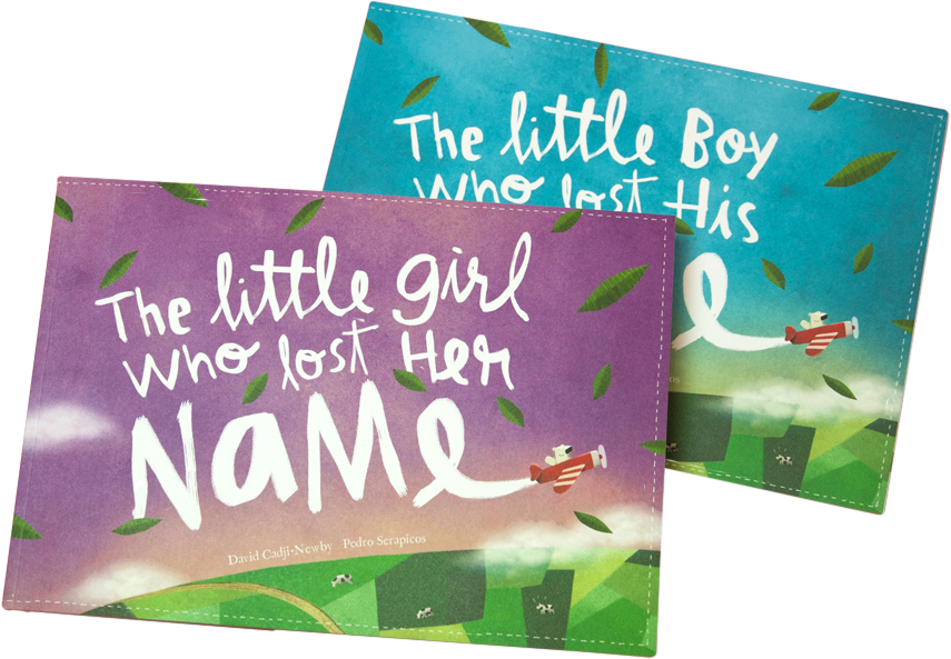 The boy and girl who lost their name book