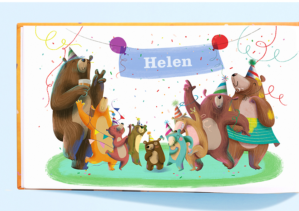 Letter for the littlest bear name page (Helen)