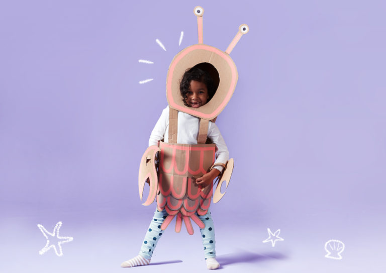 Make this megacute DIY lobster costume. Shell yeah! Wonderbly Blog