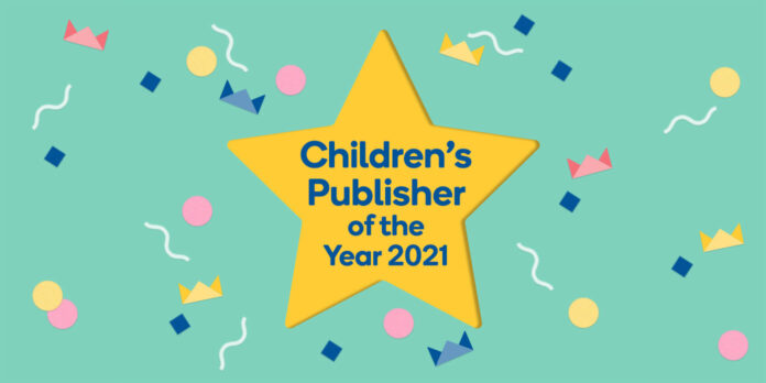 Wonderbly is Children's Publisher of the Year 2021 An award surrounded by confetti