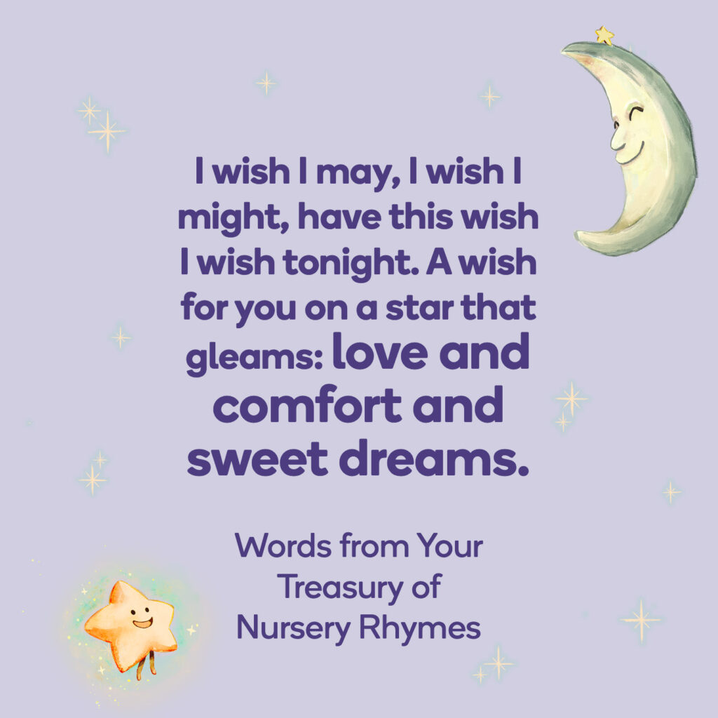 Heartwarming Quote from Treasury of Nursery Rhymes Book