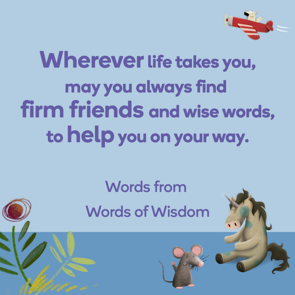 Quote from Words of Wisdom Personalised books