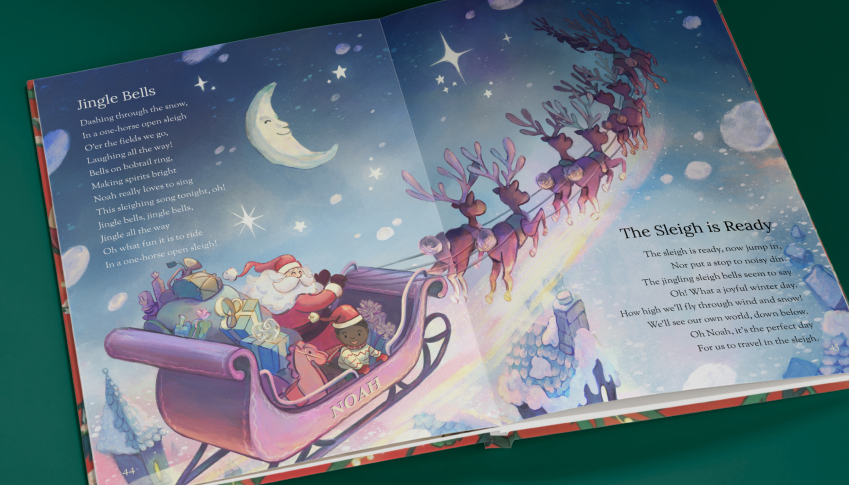 Illustrations from Nursery Rhymes for You Personalised book